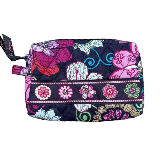 Retired Vera Bradley Makeup Case Mod Floral - Picture 1 of 4